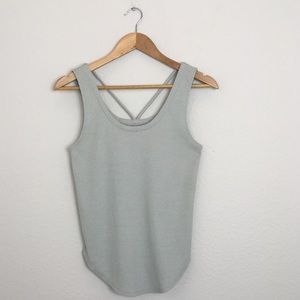 CHASER Heather Gray Tank Top Size Small